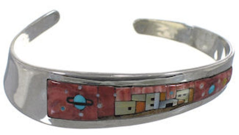 Multicolor Jewelry Native American Design Cuff Bracelet YS67322
